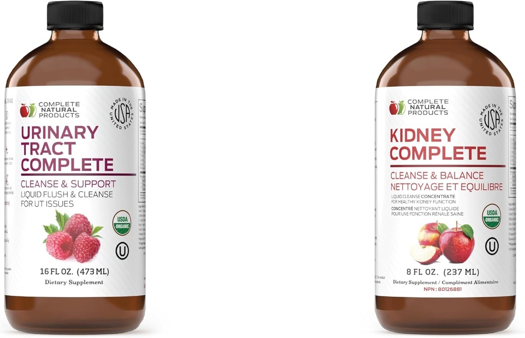 Tracto completo de orina natural 8oz " Kidney Complete 8oz Bundle
