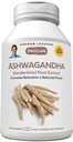 ANDREW LESSMAN Ashwagandha 360 Capsules - Standardized Ashwagandha Extract. Promueve la relajación, el humor positivo, el bienestar general y la realidad. Cápsulas pequeñas fáciles de absorber