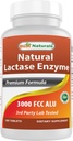 Mejores Naturales Fast Acting Lactase Enzyme Tablet, 3000 Fcc Alu, 180 Conde (859375002900)