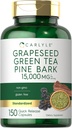 Carlyle Grapeseed, Green Tea, Pine Bark ← 15,000mg  150 Capsules ← Non-GMO y Gluten Free Supplement