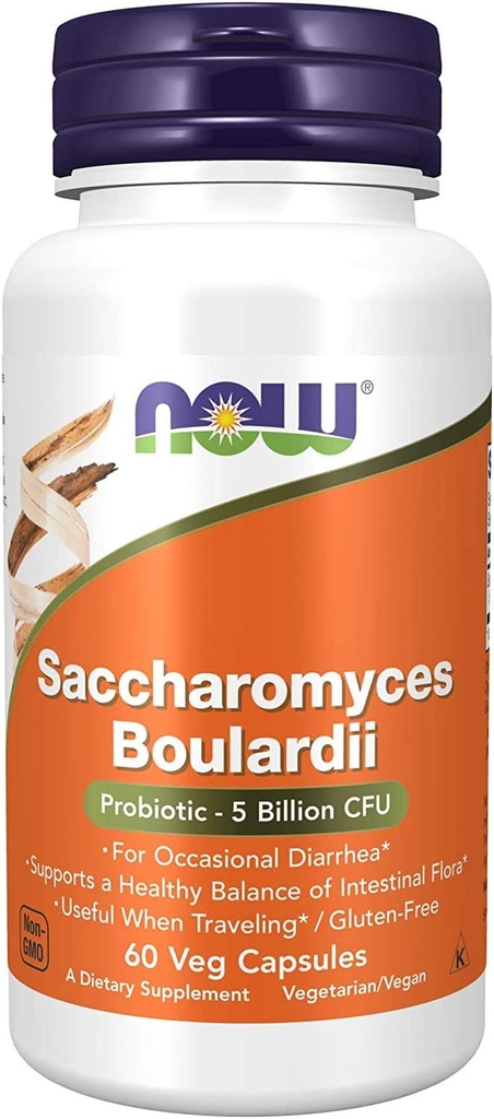 Ahora Foods Saccharomyces Boulardii Veg Capsules, 120 Conde