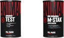 Animal Test Testosterone Booster 21 Day Cycle & M-Stak Hard Gainer Muscle Building Stack 21 Count