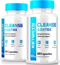 (2 Pack) Ketosyn Cleanse & Detox Capsules, Ketosyn Pills for Advanced Weight Loss, Maximum Strength Keto Blend Support Supplement, Keto Syn Internal Cleansing Pastillas Reviews (120 cápsulas)