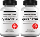 Laboratorios de investigación Quercetin High Absorption Formula w/Bromelain