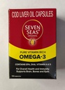 Siete Mares Cod aceite de pescado de hígado 100 cápsulas