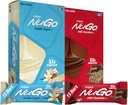 NuGo Original Variety, Vanilla Yogurt 15 bars & Chocolate 15 bars, 11g Protein, Gluten Free, 30 Count