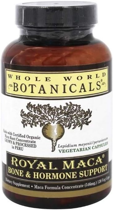 Botánicos de todo el mundo, Maca Bone Support, 120 cápsulas