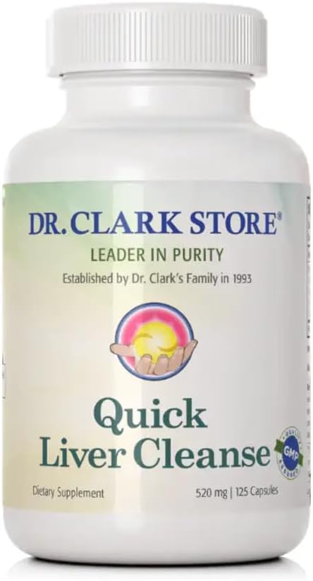 Dr. Clark Quick Liver " Gallbladder Cleanse – 520mg, Natural Detox for Liver " Gallbladder Health