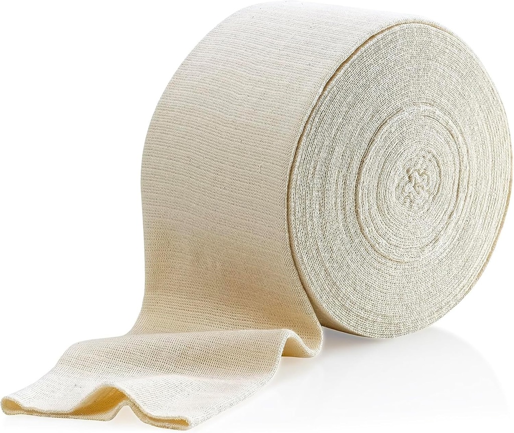 Soporte Tubular Elástico Bandage Tamaño B, 10M Caja - Color natural (2.5" X 33 pies) para Bandage de soporte de rodilla grande -Medium Thigh, Cotton Spandex