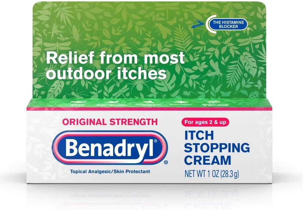 Crema de Parada de Itch Benadryl Original Strength 1 oz (Pack of 9)