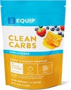 Equip Foods Clean Carbs | 15+ Fruits and Honey Superfood Powder | Post Workout Recovery Powder | Antioxidants, Carbohydrate Supplement | Immune Support Carb Cleaner | 20 Servings, Unflavored