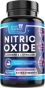 Extra Strength Nitric Oxide Booster 3000mg - 3X L-Araginine AKG & HCI + L-Citrulline Malate - Best Muscle Support Nitric Supplement - Natural Energy, Heart Health Support Bottled USA - 60 cápsulas