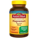 Nature Made Magnesium Glycinate 200 mg por Serving, Suplemento Magnesio para Muscle, Heart, Nerve y Bone Support, 60 Magnesium Bisglycinate Capsules, 30 Day Supply