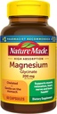 Nature Made Magnesium Glycinate 200 mg por Serving, Suplemento Magnesio para Muscle, Heart, Nerve y Bone Support, 60 Magnesium Bisglycinate Capsules, 30 Day Supply