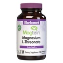 Bluebonnet Nutrition Magtein Magnesium L-Threonate, Brain Health*, Non-GMO, Vegan, Kosher Certified, Gluten-Free, Soy-Free, 90 cápsulas vegetales, 30 servicios