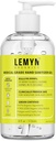 Medical‐Grade Hand Sanitizer Gel – 97 % Organic TENED 70 % USP Ethyl Alcohol tóxico Moisturizing Aloe + Hyaluronic Acid TEN Freshly Made in USA TEN 8oz Botella con Bomba