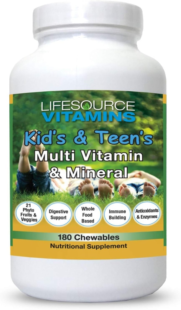 LifeSource Vitamins Multi Vitamina 180 pestañas Chewable