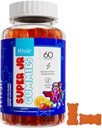 Khair Halal Kids Multivitamins - Vegetariano, No GMO, Gluten Gratis, Gelatina Gratis - Vitaminas Esenciales para Niños: Vitamina A C E D B12 & Vitamina B6-60 Gummies