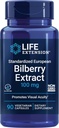 Extracto de Bilberry europeo estandarizado, 100 mg, MirtoSelect® Vaccinium myrtillus, Eye Health, Circulation, Lubrication, Gluten-Free, Non-GMO, Vegetarian, 90 cápsulas
