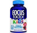 Factor de foco Kids Extra Strength Daily Chewable for Brain Health Support, 120 Cuenta – Vitaminas - Calidad Fórmula – Gluten &amp; Dairy Suplementos gratis para niños – No Artificial Sweetener
