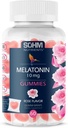 Melatonina Gummies 10 mg - Mejorar la calidad del sueño mantenimiento Gummies Vegetarian