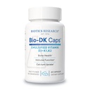 Biotics Research Bio-DK CapsTM–Emulsified Vitamin D and K, Vitamina D3 125 mcg " Vitamina K (k1,k2) 550 mcg- MK7– Vitamina D3 K2 K1, Huesos más fuertes, fuerza muscular, corazón sano " .