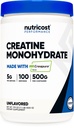 Nutricost Creapure® Creatine Monohydrate 500 gramos