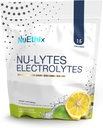 NuEthix Formulations NU-LYTES Electrolytes Hydration Packets, Zero Calories, Zero Sugar, Zero Carbs, Non-GMO, Electrolytes Powder Packets, Glycogen Replenishment, 15 Servings (Lemon Lime)