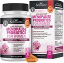 Suplementos de la menopausia para mujeres - 40 millones de probióticos de la menopausia CFU para mujeres - Apoyo para las sudaderas de la noche de Flashes calientes Mood Swings and Balance - Non-GMO, 30 cápsulas fáciles de cambiar, 30 servicios