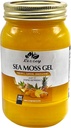 Lizzey 100% Orgánica, Piña Flavored Sea Moss Gel con Turmeric " Ginger for Immune Health and Digestive Support, for Men ' Women, All Natural Superfood Supplement