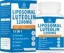 1200MG Liposomal Luteolin Supplement - Maximum Absorption, Antioxidant Boost for The Brain 60 Capsules
