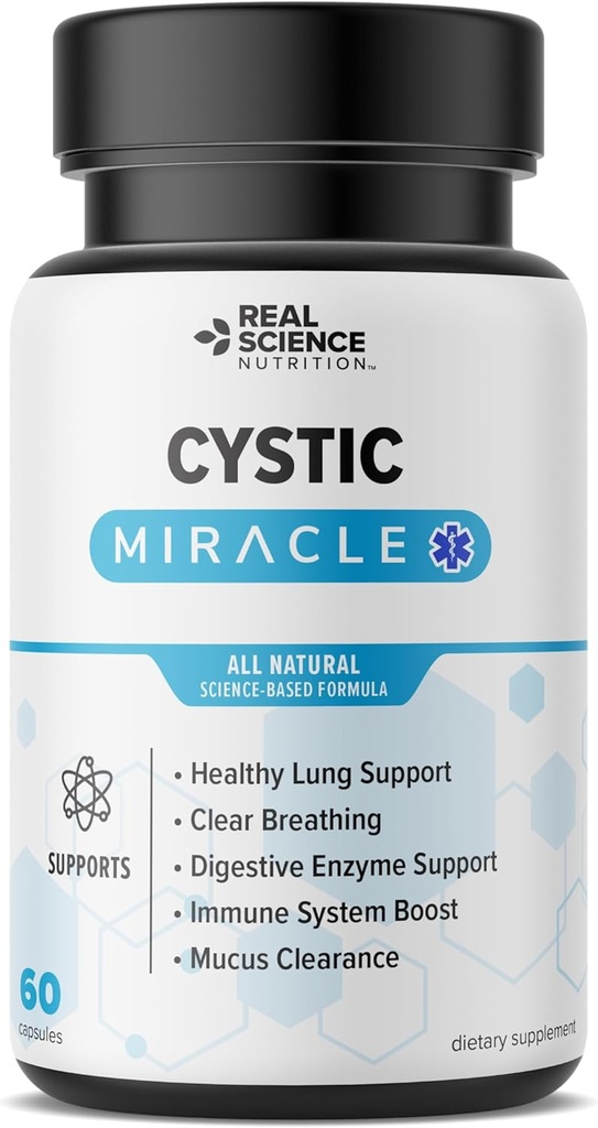 Offers Cystic Miracle - A Natural Supplement to Breathe Easier, Enhance Lung Health, and Improve Well-Being