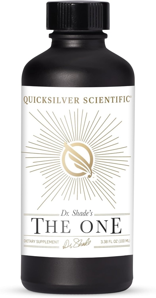 Quicksilver Scientific The ONE Mitocondrial Elixir - Mitochondria Suplemento de Apoyo a la Salud Celular con Phosphatidylcholine, Resveratrol, Reishi Mushroom & CoQ10 Liquid (3.38 Fl oz / 100ml)