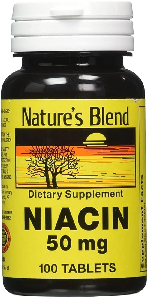 La naturaleza Niacin 50 Milligram 100 Tabs