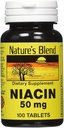La naturaleza Niacin 50 Milligram 100 Tabs