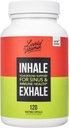 LIVELY VITAMIN CO. Inhale Exhale - Helps Calm Allergies - Itchy Watery Eyes - Allergy Symptom Relief - Nasal Congestion - Clear Breathing - Allergic Response - Coughing - Sneezing - 120 Capsules