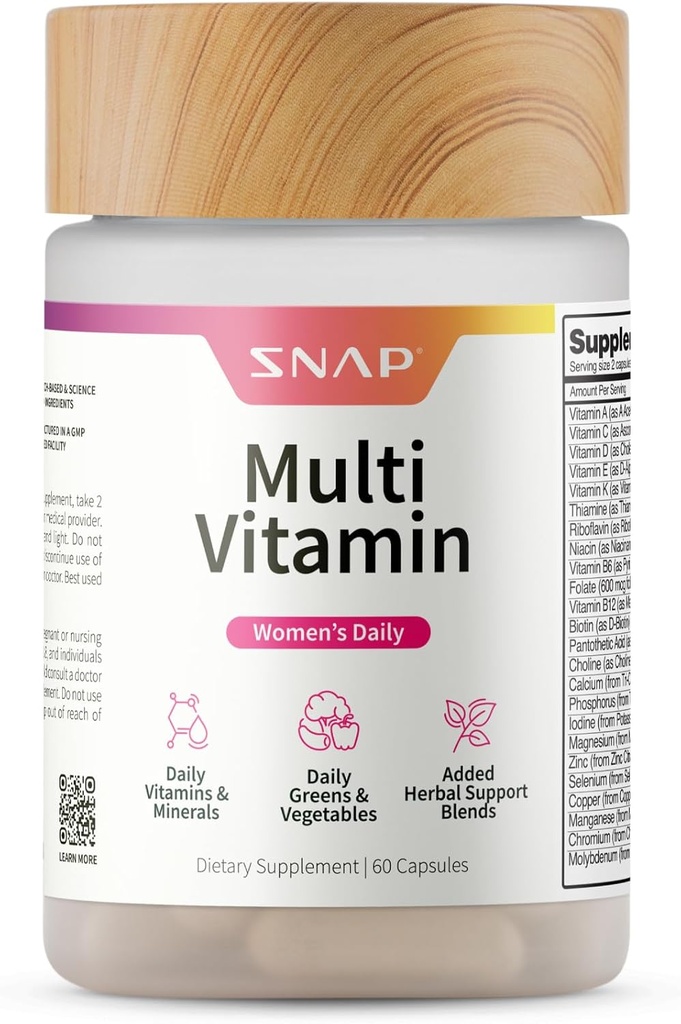 Multi vitaminas diarias de las mujeres