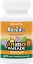 NaturesPlus Animal Parade KidZinc, Tangerine Flavor - 90 Animal-Shaped Lozenges - Organically Chelated Zinc - Vegan, Gluten Gratis - 90 Servings