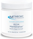 Mantenimiento metabólico R.E.M. Powder de mantenimiento - Relajación natural Suplemento con Magnesio, Melatonina, 5-HTP + Potasio - Bebida fácil Add-in, No Fillers (366g / 60 Servings)