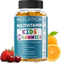 Vitaminas Gummy para niños de 45 días de suministro - Vegetariano, Gluten Gratis, Gelatin Gratis, Gummies multivitamínicas para niños para apoyar el sistema inmunológico &amp; bienestar general