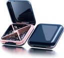 Caja pequeña de pill Caja impermeable caja de viaje caja de carga diaria portátil contenedor de pill Purse 4 Compartimientos Pocket Medicina compacta Organizador de vitaminas, aceites frescos,Suplementos,Medicación (Blue)
