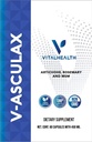 Vital Health V-Asculax Circulation Support – Heart Health, Blood Flow, Fluid Retention & Arterial Circulation – Natural Herbal Formula with Witch Hazel, Rue, Artichoke, Rosemary, MSM & Horsetail
