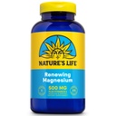 Magnesio de renovación de la vida de la naturaleza 500 mg - Citrato de magnesio, malato de magnesio, óxido de magnesio más vitamina B-6 - musculos y nervios Soporte - laboratorio Verificado - 275 Servimientos, 275 VegCaps