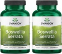Swanson Boswellia Serrata - Allle Herb & Standardized Extract 120 Caps (2 Pack)