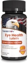 Advanced Lutein Eye Health Supplement - Enhanced with Zeaxanthin, Supports Vision & Eye Health - Non-GMO & Gluten Free - Natural Eye Vitamin Tablets - 60ct