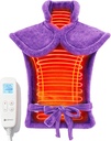 CooCoCo Volver Calefacción Pads para Mujer Abuela, FSA Eligible Calorre Alivio del Dolor, Cute Heat Pad con 6 Niveles de Calor, Regalos de Navidad para la esposa de su abuela, ETL Certified, Purple
