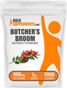 BulkSupplements.com Extract Powder de novio de Carnicero - Butchers Broom, Herbal Supplement - Vegan & Gluten Free, 500mg por Serving, 1kg (2.2 lbs) (Pack of 1)