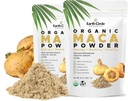 Círculo de la Tierra Orgánica Maca Root Polvo, Superalimentos Naturales, Ayuda con Energía, Peso y Fertilidad de la Mujer - Vegan - 8 onzas (Pack of 2)