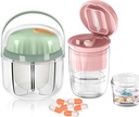 GloDeals Pill Organizer, Pill Crusher, Cutter y Splitter