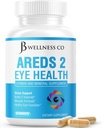 JB Wellness AREDS 2 Eye Vitamin &amp; Mineral Supplement, Contains Lutein, Vitamina C, Zeaxanthin, Zinc &amp; Vitamin Enhance Vision Supplement - 60 Count